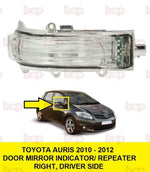 Load image into Gallery viewer, TOYOTA AURIS 2010 – 2012 DOOR MIRROR INDICATOR REPEATER RIGHT DRIVERS SIDE LED