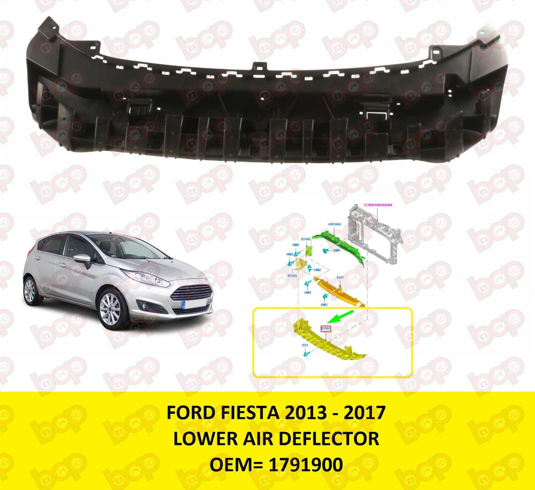 FORD FIESTA 2013 - 2017  LOWER AIR DEFLECTOR Underbody Panel  1791900