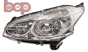 PEUGEOT 208 2012 - 2015 HEADLIGHT HEADLAMP LEFT PASSENGER SIDE NO LED DRL
