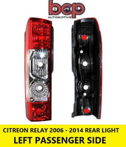 CITROEN RELAY 2006 - 2014 REAR LAMP REAR LIGHT LEFT LH PASSENGER SIDE NEARSIDE