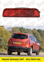 Load image into Gallery viewer, FOR NISSAN QASHQAI 2007 - 2014 REAR FOG LIGHT IN BUMPER LAMP FITS QASHQAI+2
