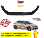 Load image into Gallery viewer, SEAT IBIZA 2017 - 2020 FRONT BUMPER LOWER SPOILEROE 6F0807611A9B9