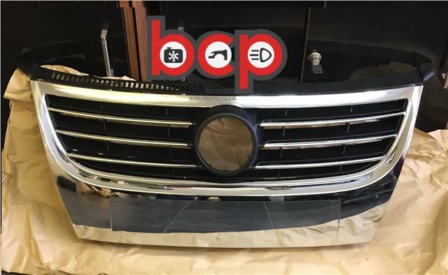 VW TOURAN 2007 - 2010 FRONT MAIN GRILLE CHROME & BLACK NO BADGE NEW