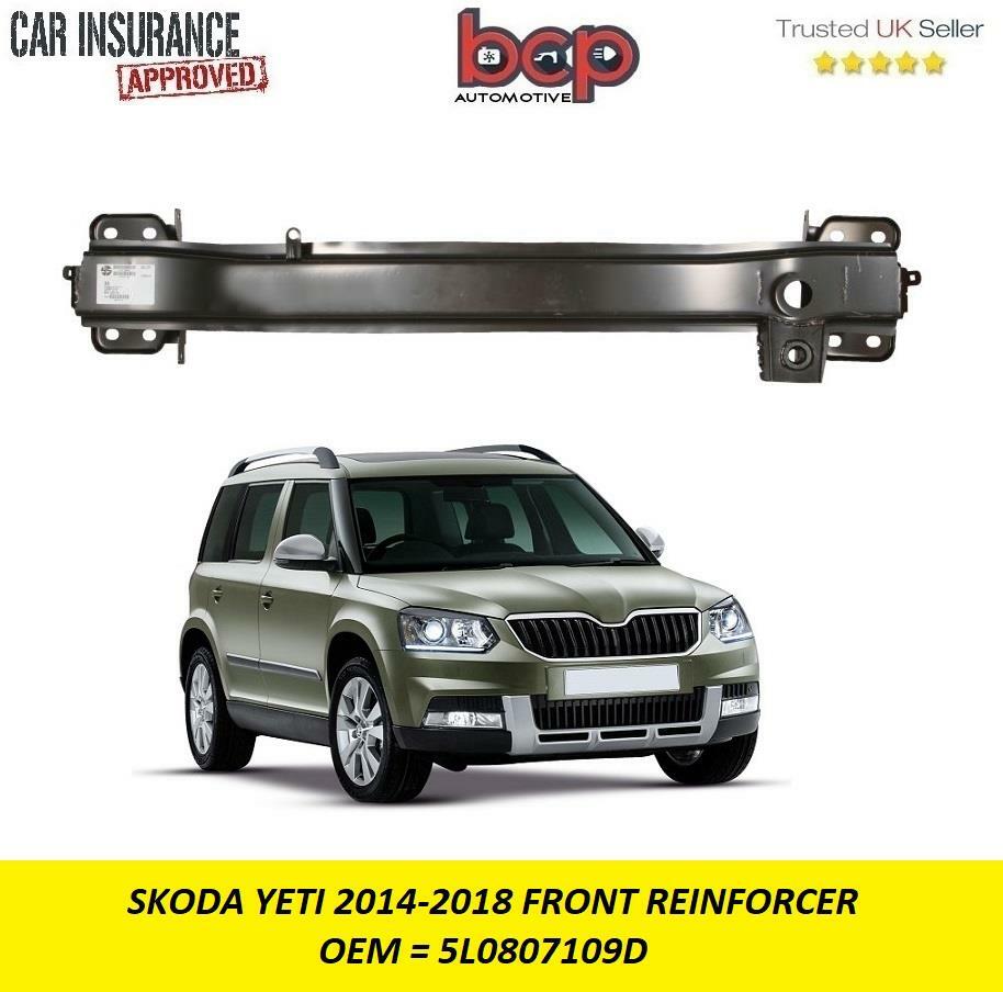 SKODA YETI 2014-2018 FRONT REINFORCER SUPPORT CRASH BAR CARIER OEM 5L0807109D
