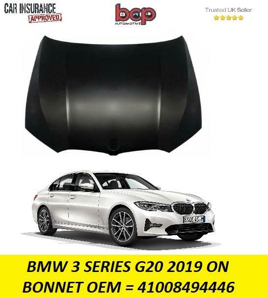 BMW 3 SERIES G20 2019 ON BONNET STEEL PRIMED INSURANCE SPEC NEW OE 41008494446