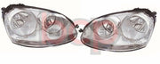 VW GOLF MK5 2004 - 2009 CHROME HEADLAMPS HEADLIGHTS PAIR LEFT RIGHT BOTH SIDES