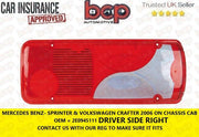 MERCEDES SPRINTER VW CRAFTER 2006 ON REAR LIGHT RIGHT DRIVER SIDE OE 2E0945112