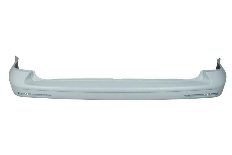 VW TRANSPORTER T5.  2013 - 2015 REAR BUMPER PRIMED LONG REFLECTOR TWIN REAR DOOR