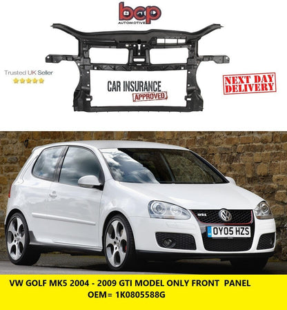 VW GOLF MK5 2004-2008 FRONT PANEL GTI TYPE PANEL OEM QUALITY INSURANCE APPROVED