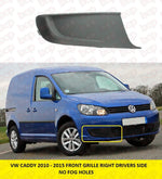 Load image into Gallery viewer, VW CADDY 2011 - 2015 FRONT BUMPER GRILLE RIGHT FOG COVER DRIVERS SIDE
