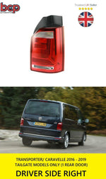 Load image into Gallery viewer, VW TRANSPORTER CARAVELLE 2015 - 2019 REAR LIGHT TAILGATE DRIVER SIDE RIGHT NEW
