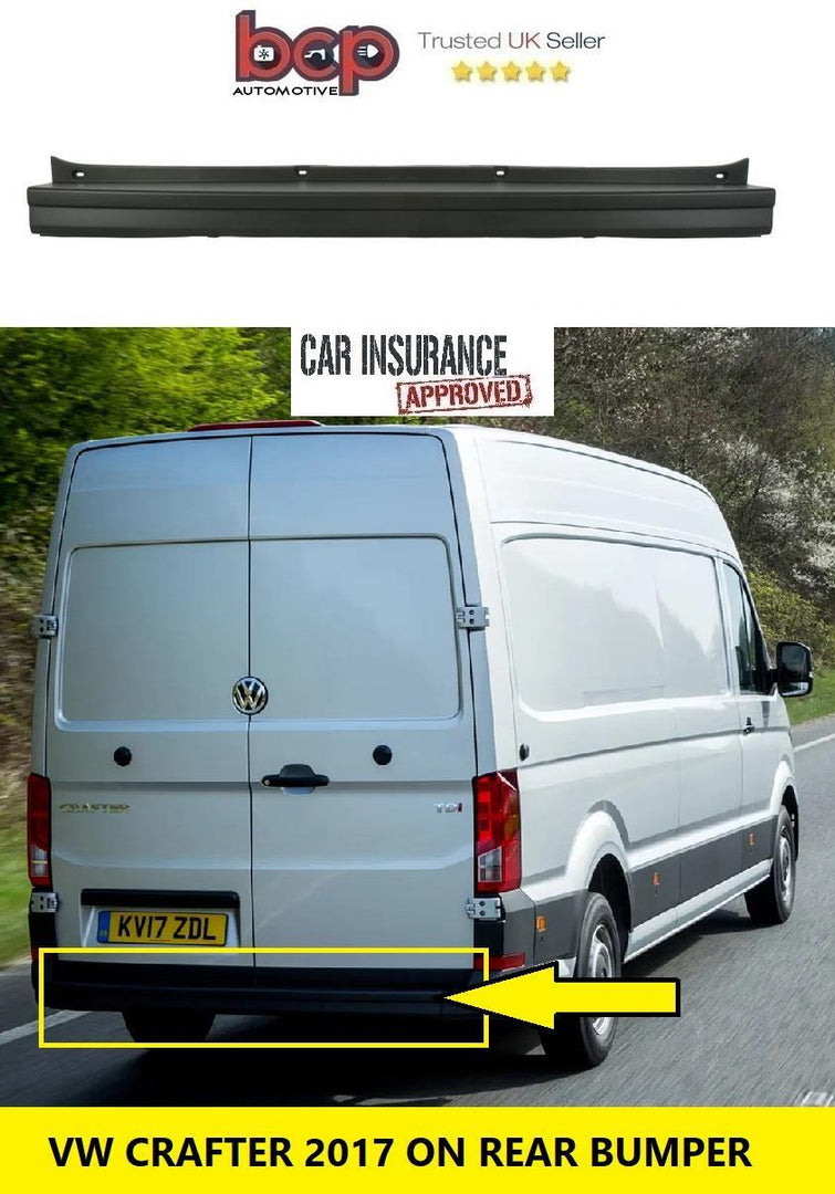 CRAFTER REAR BUMPER 2017 2018 2019 2020 2021 2022 2023 CENTRE TEXTURED 7C0807421
