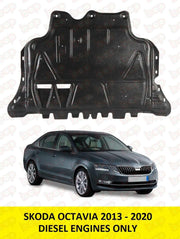 SKODA OCTAVIA ENGINE UNDERTRAY COVER UNDER BUMPER 2013 - 2020 5Q0825236Q
