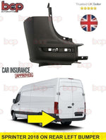 Load image into Gallery viewer, SPRINTER REAR BUMPER 2018 ON  LEFT CORNER END CAP 9078853500 TEXTURED
