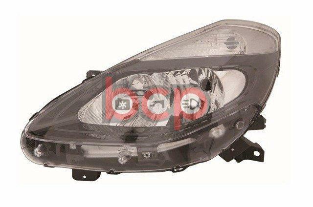 RENAULT CLIO MK3 2009 - 2013 LEFT PASSENGERS SIDE LH HEADLIGHT BLACK INNER NEW