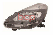 RENAULT CLIO MK3 2009 - 2013 LEFT PASSENGERS SIDE LH HEADLIGHT BLACK INNER NEW