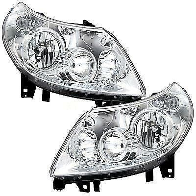 FIAT DUCATO PEUGEOT BOXER CITROEN RELAY 06 - 11 HEADLIGHT PAIR LEFT + RIGHT