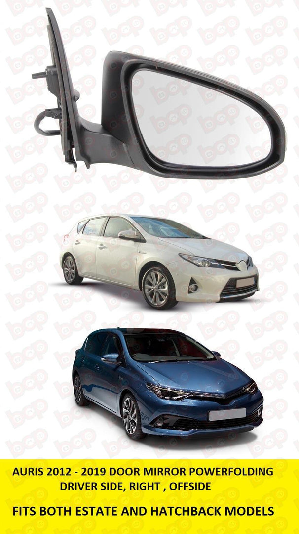 TOYOTA AURIS 2012 - 2019 DOOR WING MIRROR ELECTRIC FOLDING HEATED RIGHT DRIVERS