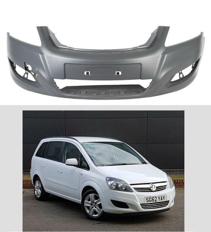VAUXHALL ZAFIRA MK2 2008 - 2013 FRONT BUMPER WITHOUT PDC HOLES OEM QUALITY
