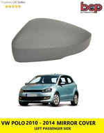 Load image into Gallery viewer, VW POLO MIRROR COVER 2009 – 2014 DOOR WING LEFT PASSENGER SIDE PRIMED PAINTABLE