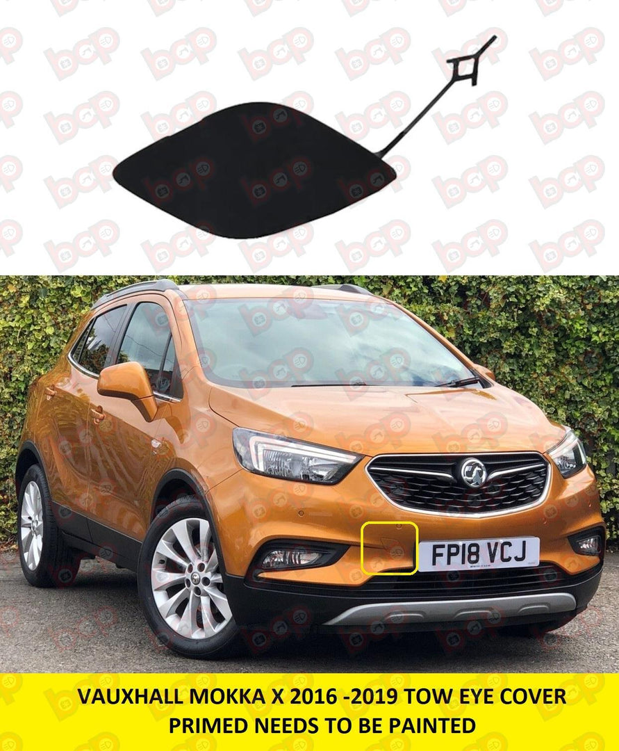 VAUXHALL MOKKA X 2016 2017 2018 2019 FRONT BUMPER TOW COVER PRIMED