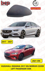 Load image into Gallery viewer, VAUXHALL INSIGNIA 2017 ON DOOR MIRROR COVER LEFT PRIMED NEEDS PAINTING 13396541