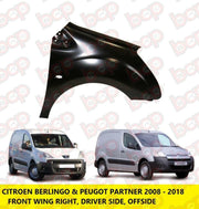 CITROEN BERLINGO MK3 2008 - 2018 FRONT WING DRIVERS SIDE NEW INSURANCE APPROVED