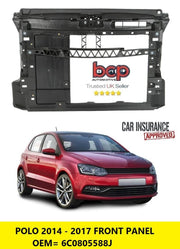 VW POLO 6R 6C 2009 - 2014 FRONT PANEL PETROL SLAM PANEL RAD SUPPORT PETROL MODEL