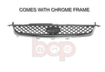 Load image into Gallery viewer, FIESTA MK6 2005 - 2008 FRONT TOP RADIATOR GRILLE BRAND NEW BLACK WITH CHROME