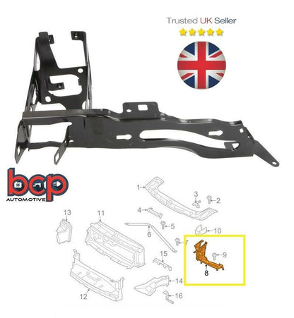 BMW 2 SERIES F22 F23 HEADLIGHT BRACKET SUPPORT PANEL 51647245791 PASSENGER SIDE