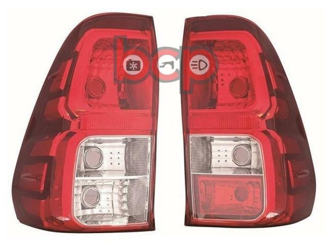 TOYOTA HI LUX  2016 - 2020 REAR BACK TAIL LIGHTS LAMPS PAIR LEFT & RIGHT