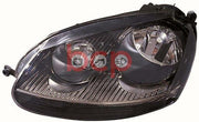 VW GOLF MK5 2004 - 2009 GTI BLACK HEADLAMP HEADLIGHT N/S LEFT PASSENGERS SIDE