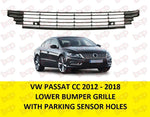 Load image into Gallery viewer, VW PASSAT CC 2012 -2018 FRONT BUMPER LOWER GRILLE PARKING SENSOR HOLES