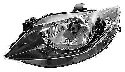SEAT IBIZA 2008 – 2012 SINGLE REFLECTOR HEADLIGHT HALOGEN PASSENGERS LEFT