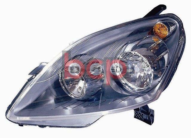 VAUXHALL ZAFIRA B 2005 - 2012 BLACK HEADLAMP HEADLIGHT PASSENGER SIDE LEFT N/S