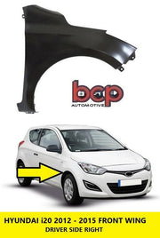 HYUNDAI i20 2012 - 2014 FRONT WING FENDER RIGHT DRIVERS SIDE NO INDICATOR HOLE