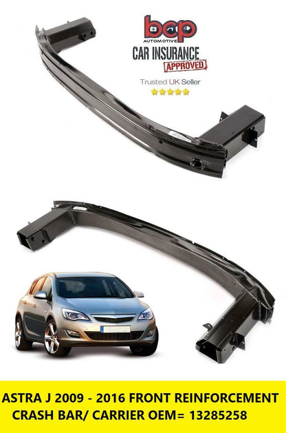 VAUXHALL ASTRA J 2009 - 2014 FRONT BUMPER REINFORCEMENT 13285258 3 DOOR GTC