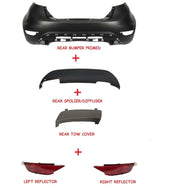 FORD FIESTA MK7  2008 - 2017 REAR BUMPER KIT COMPLETE PRIMED NOT ST OR ZETECS