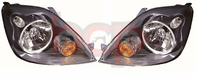 FORD FIESTA MK6 2005 - 2008 HEADLIGHTS HEADLAMPS PAIR LEFT + RIGHT BRAND NEW