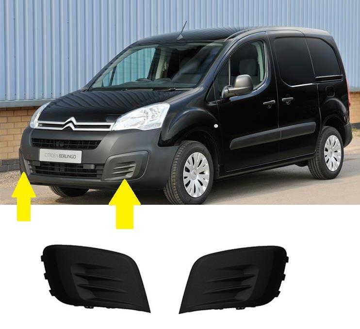 CITROEN BERLINGO 2015 - 2019 FRONT BUMPER LOWER LEFT & RIGHT GRILLE 1613564580