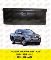 MITSUBISHI L200 2015 - 2019 TAIL GATE BOOT LAMP HOLE PRIMED 6724A181