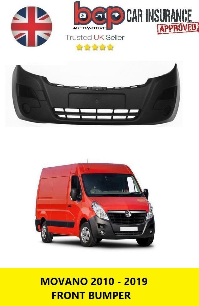 VAUXHALL MOVANO 2010 - 2019 FRONT BUMPER BRAND NEW INSURANCE APPROVED NO FOG