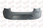 SEAT IBIZA 2008 - 2012 REAR BUMPER PRIMED NO PARKING SENSOR HOLES 6J4807421GRU