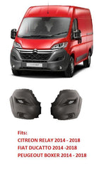 Load image into Gallery viewer, FIAT DUCATO 2014 ON FRONT END CAP BUMPER PAIR LEFT &amp; RIGHT CORNER
