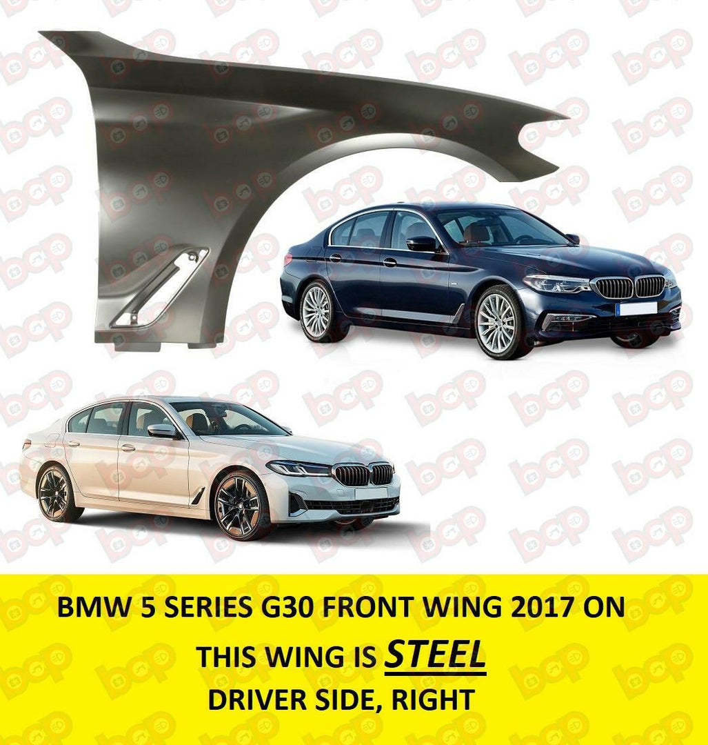 BMW 5 SERIES G30 2017 - 2020 FRONT WING FEDNER PANEL RIGHT DRIVERS SIDE STEEL