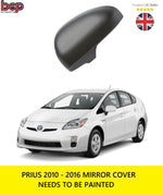 Load image into Gallery viewer, TOYOTA PRIUS 2010 – 2012 DOOR WING MIRROR COVER PRIMED PASSENGER SIDE LEFT
