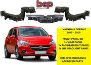 VAUXHALL CORSA E 2015 - 2018 FRONT PANEL KIT SLAM HEADLIGHT PANELS SEE IMAGE