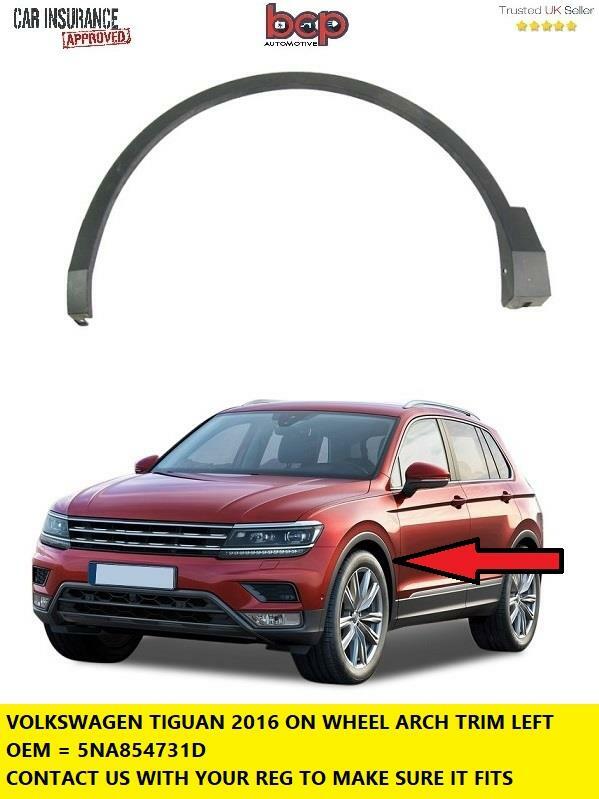 VOLKSWAGEN TIGUAN 2016 - 2024 FRONT PASSENGER SIDE WHEEL ARCH OE 5NA854731D