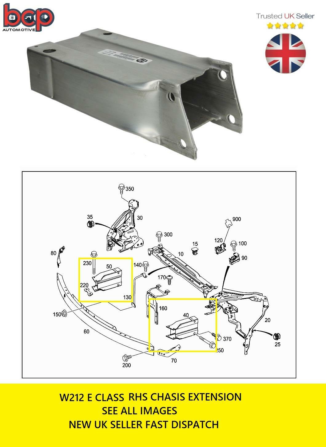 MERCEDES E CLASS W212 FRONT DRIVER SIDE IMPACT CHASSIS ABSORBER A2046200995