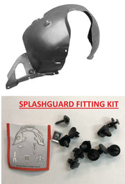 PEUGEOT 208 2012 - 2020 FRONT WING SPLASHGUARD DRIVER WHEEL ARCH WITH CLIPS